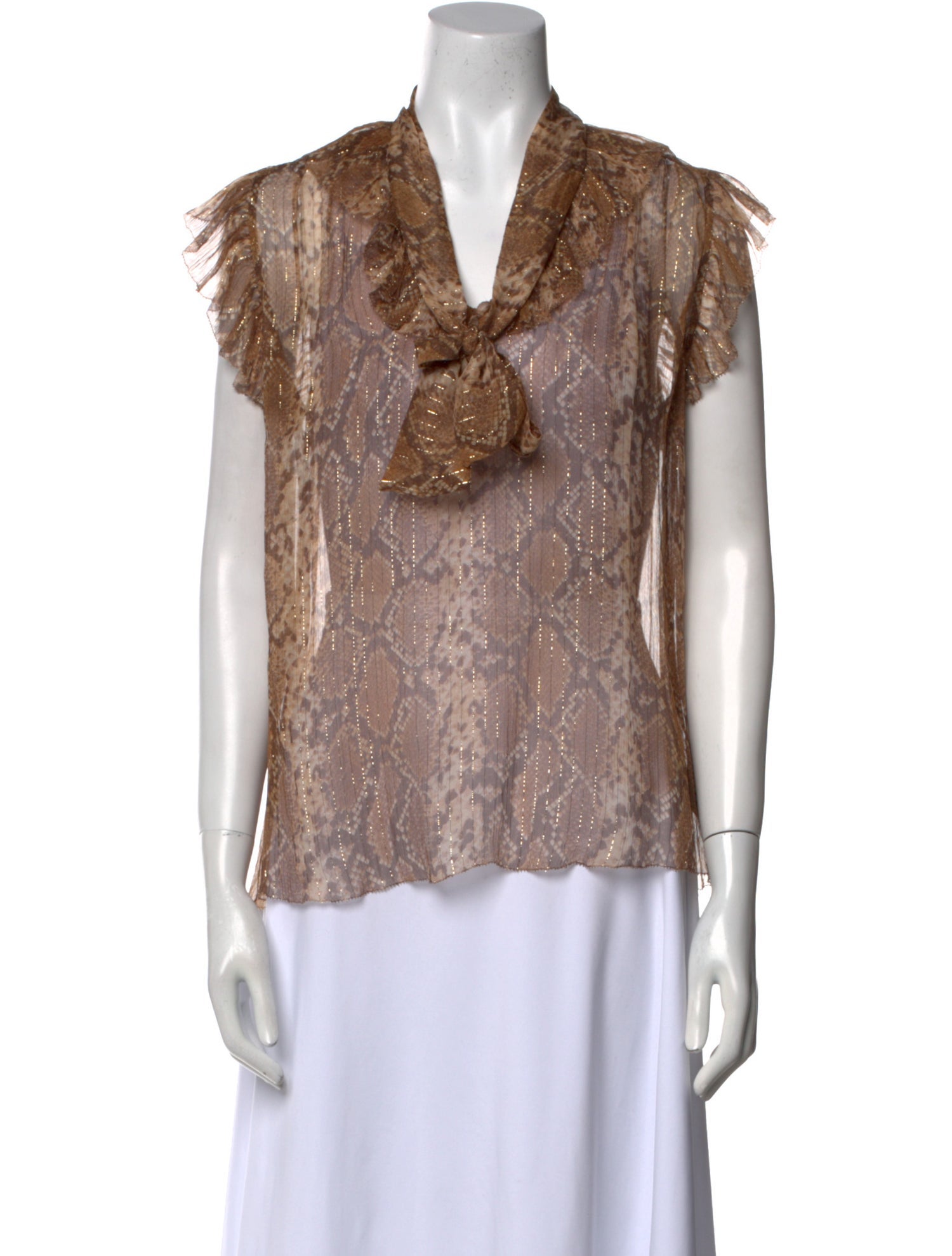 Zimmermann Silk Printed Blouse