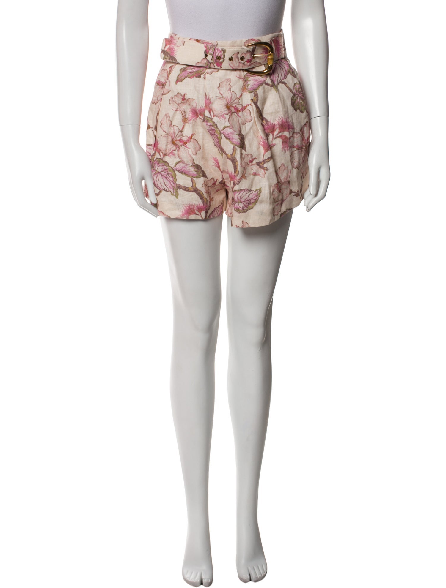 Zimmermann Linen Mini Shorts