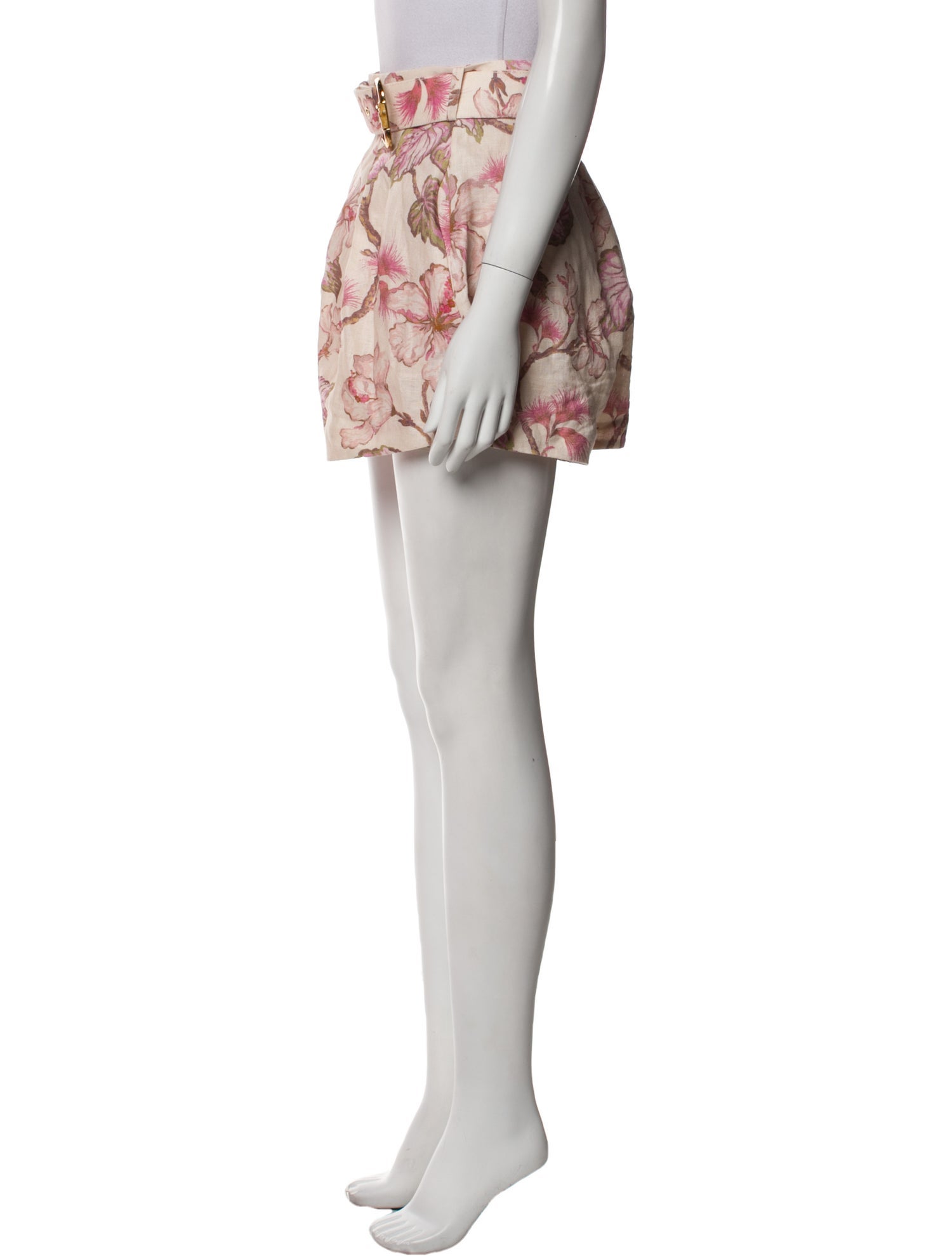 Zimmermann Linen Mini Shorts