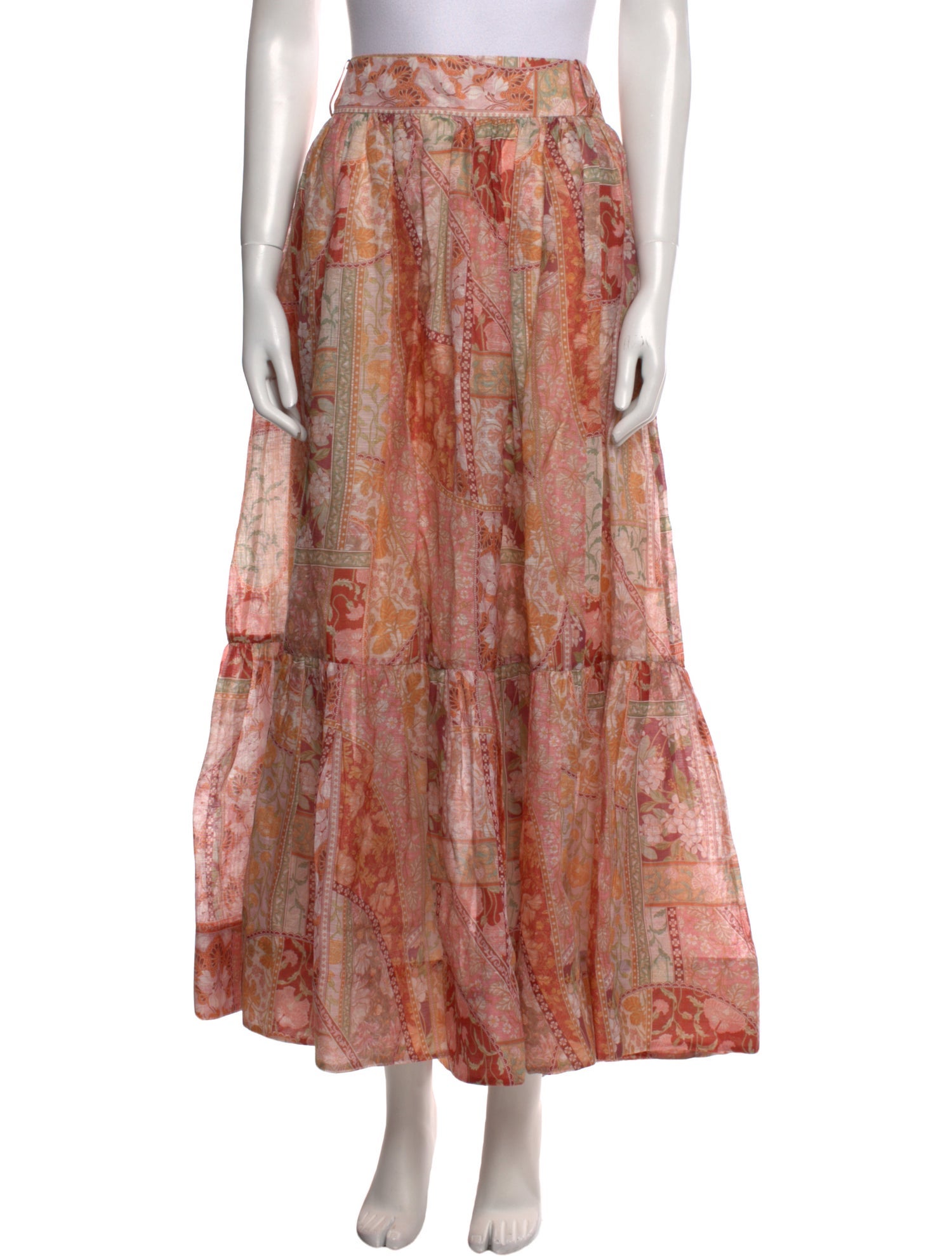 Zimmermann Linen Midi Length Skirt