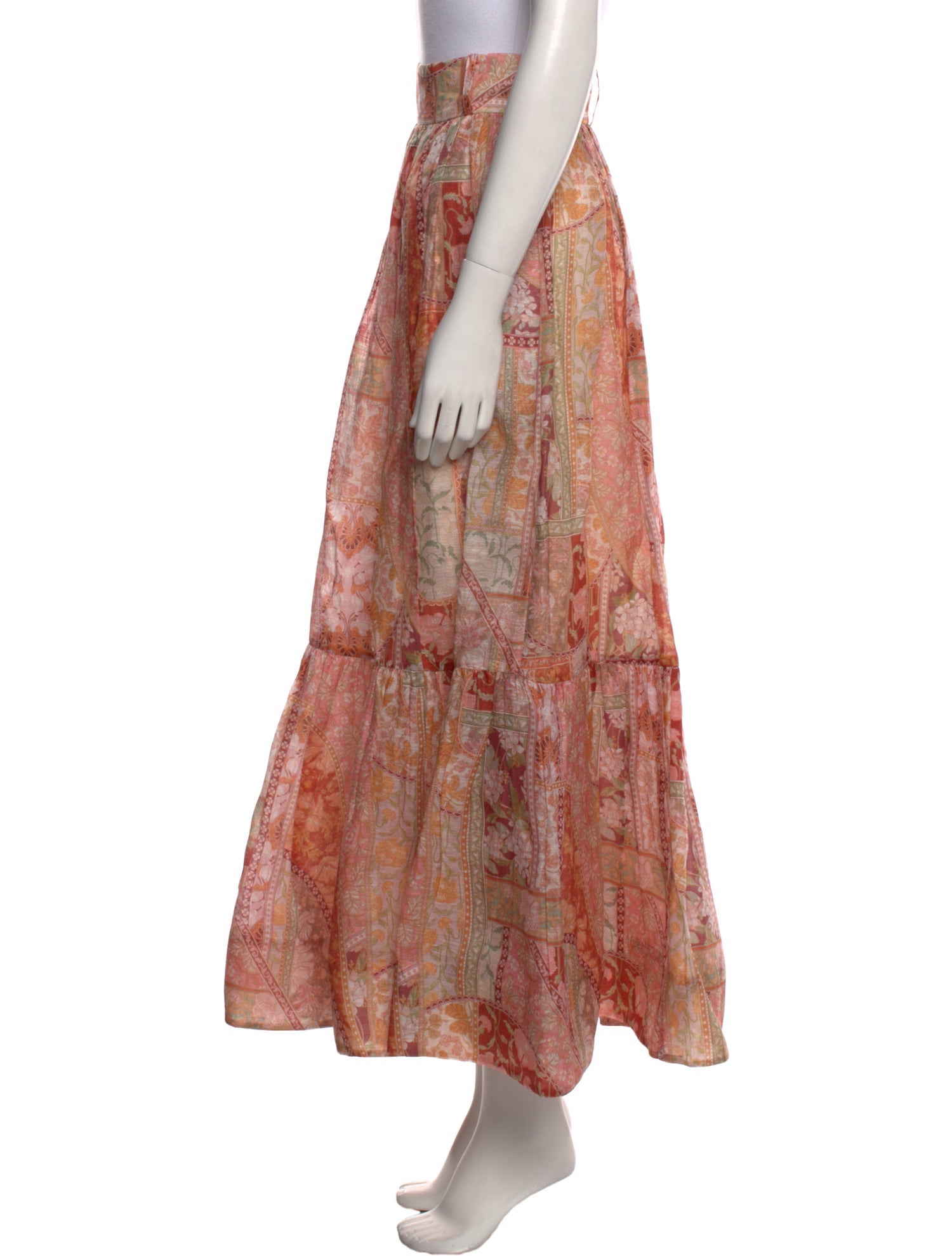 Zimmermann Linen Midi Length Skirt