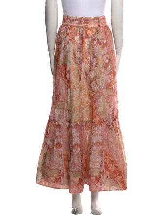 Zimmermann Linen Midi Length Skirt