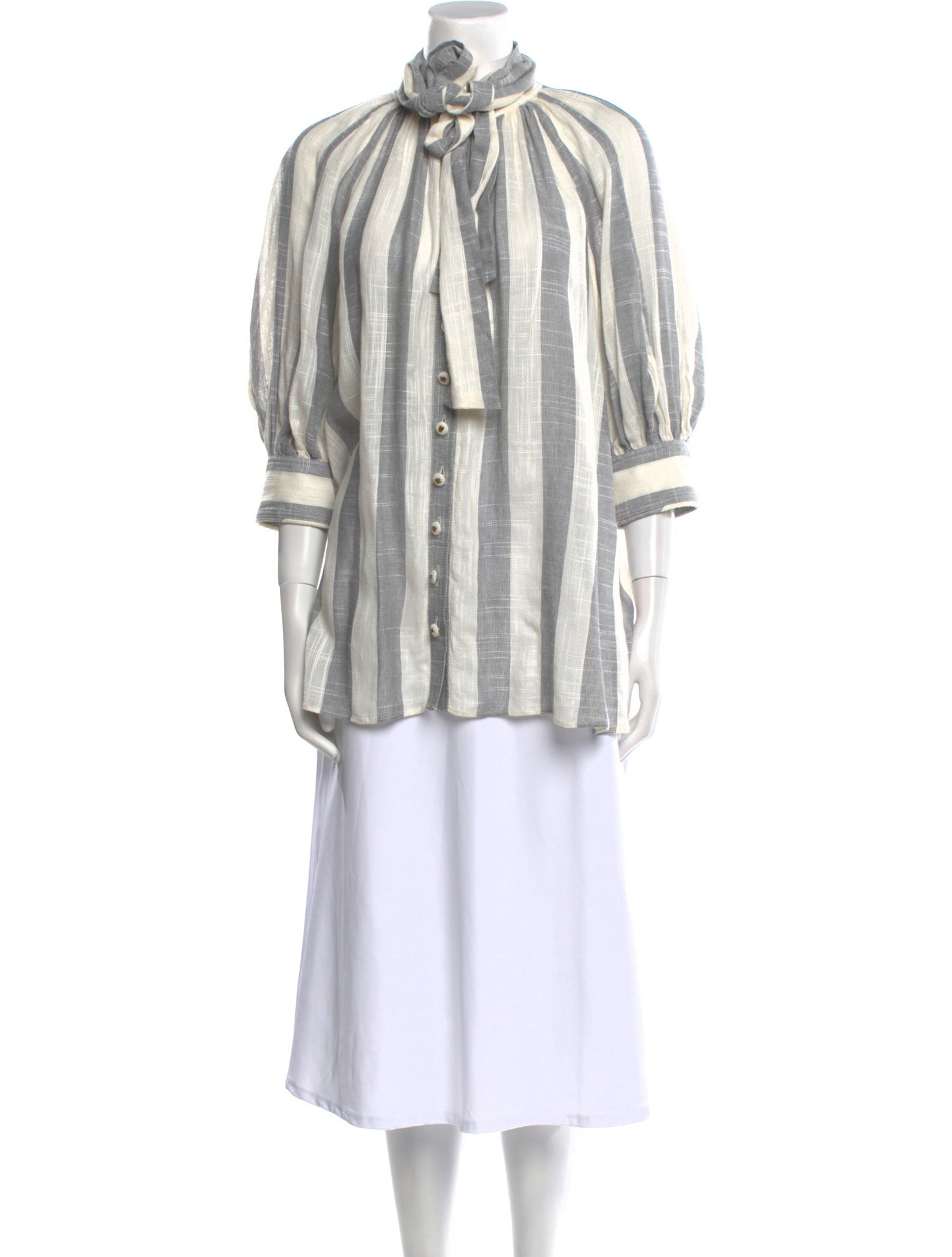 Zimmermann Striped Mock Neck Tunic w/ Tags