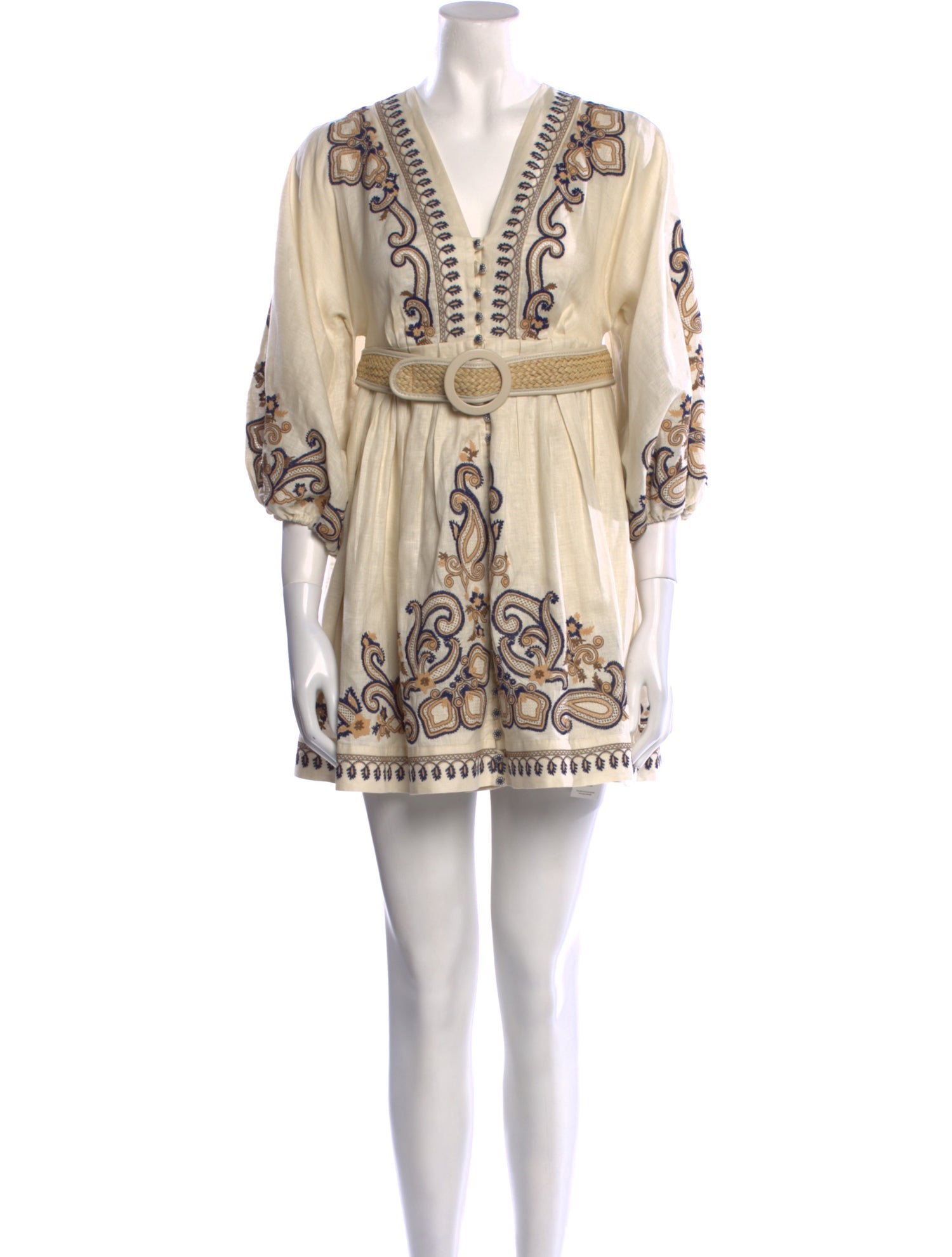 Zimmermann Linen Mini Dress