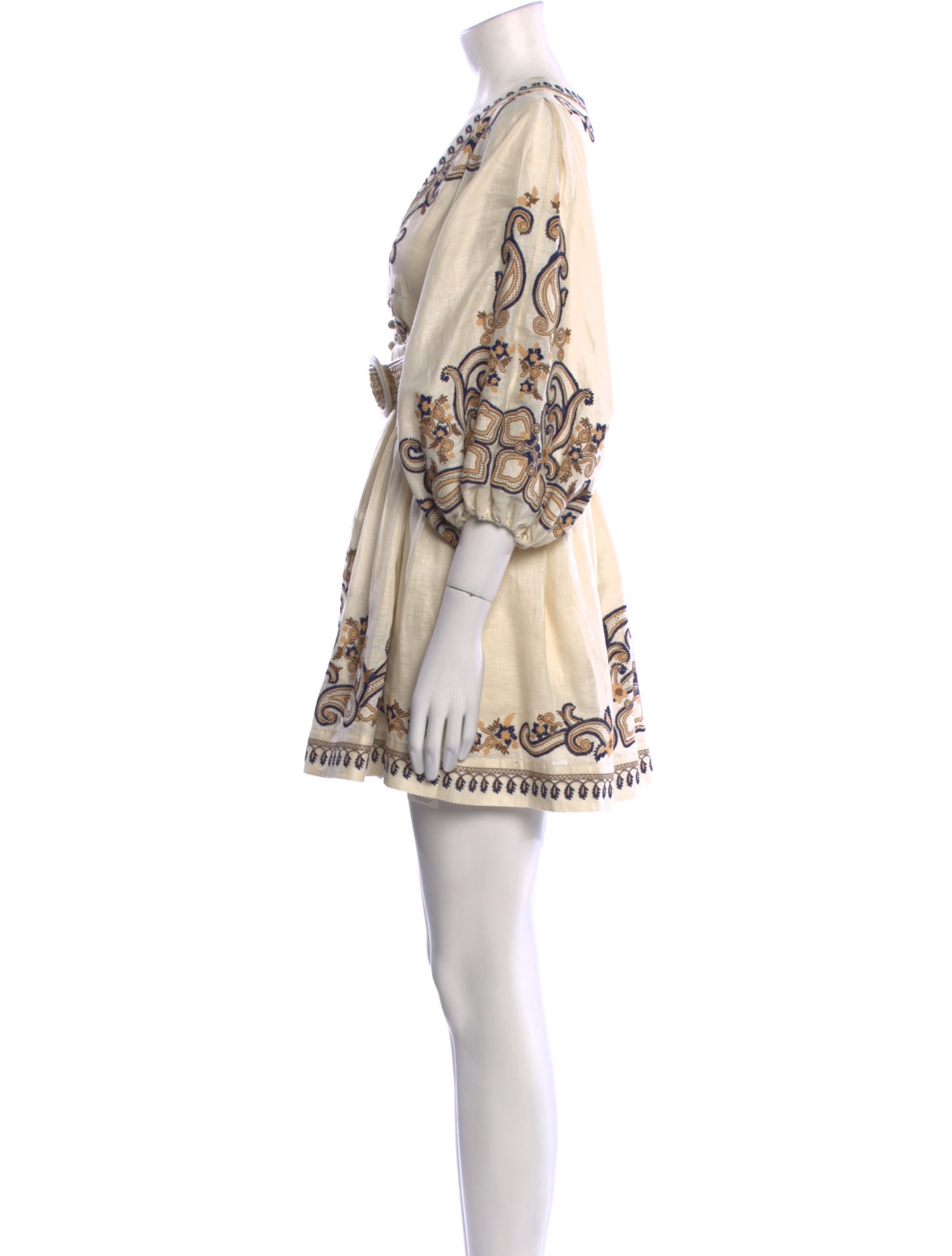 Zimmermann Linen Mini Dress