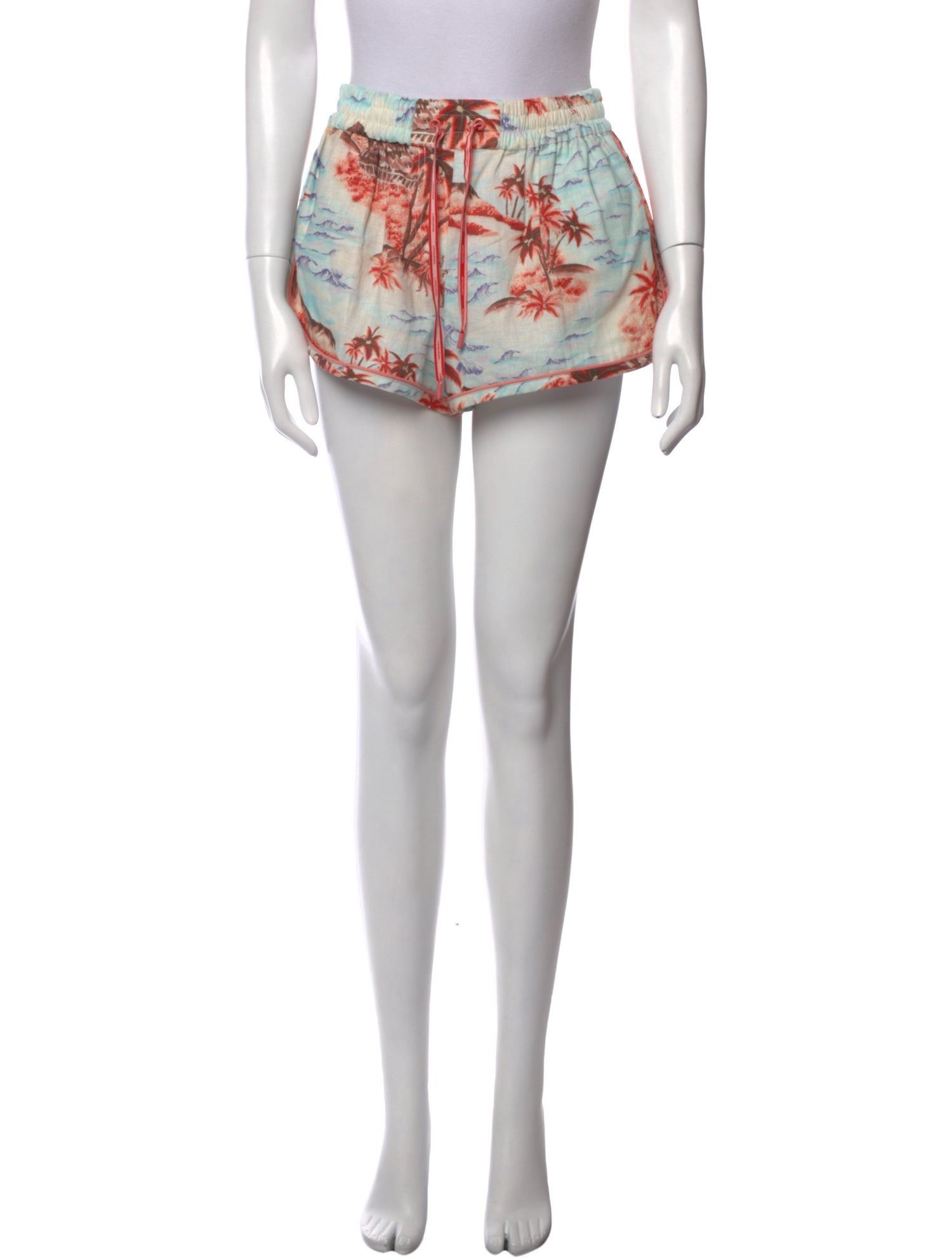 Zimmermann Linen Mini Shorts