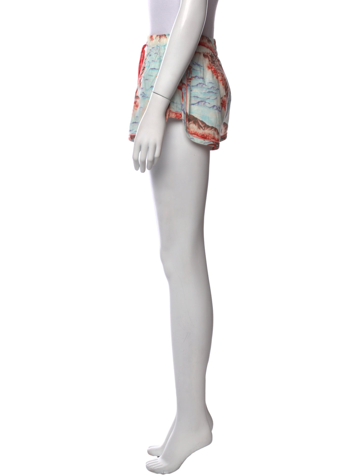 Zimmermann Linen Mini Shorts