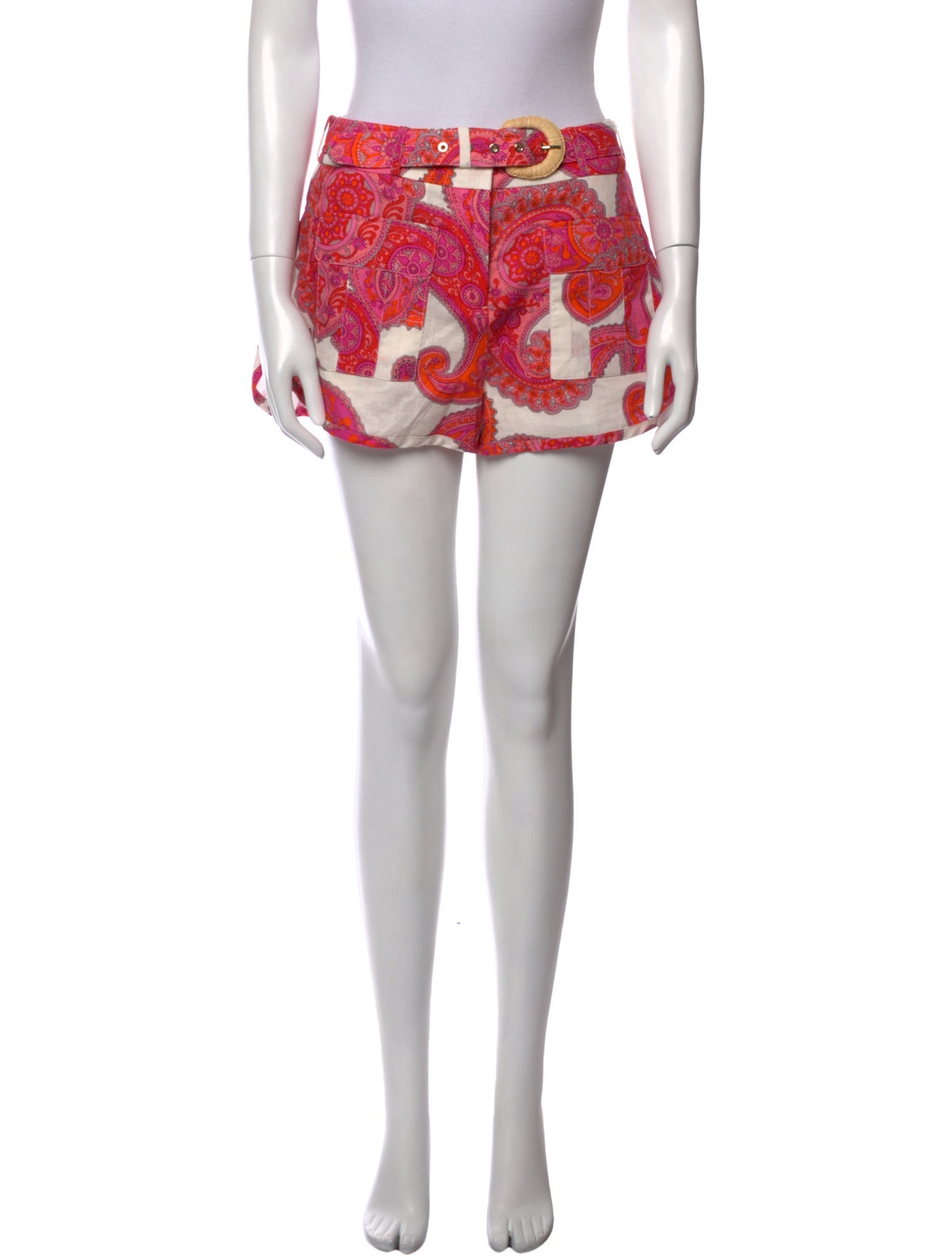 Zimmermann Printed Mini Shorts