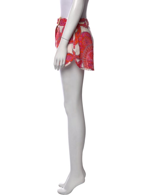 Zimmermann Printed Mini Shorts