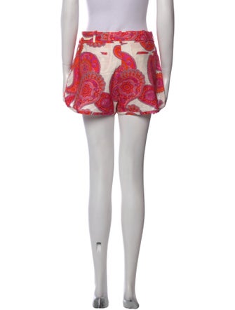 Zimmermann Printed Mini Shorts