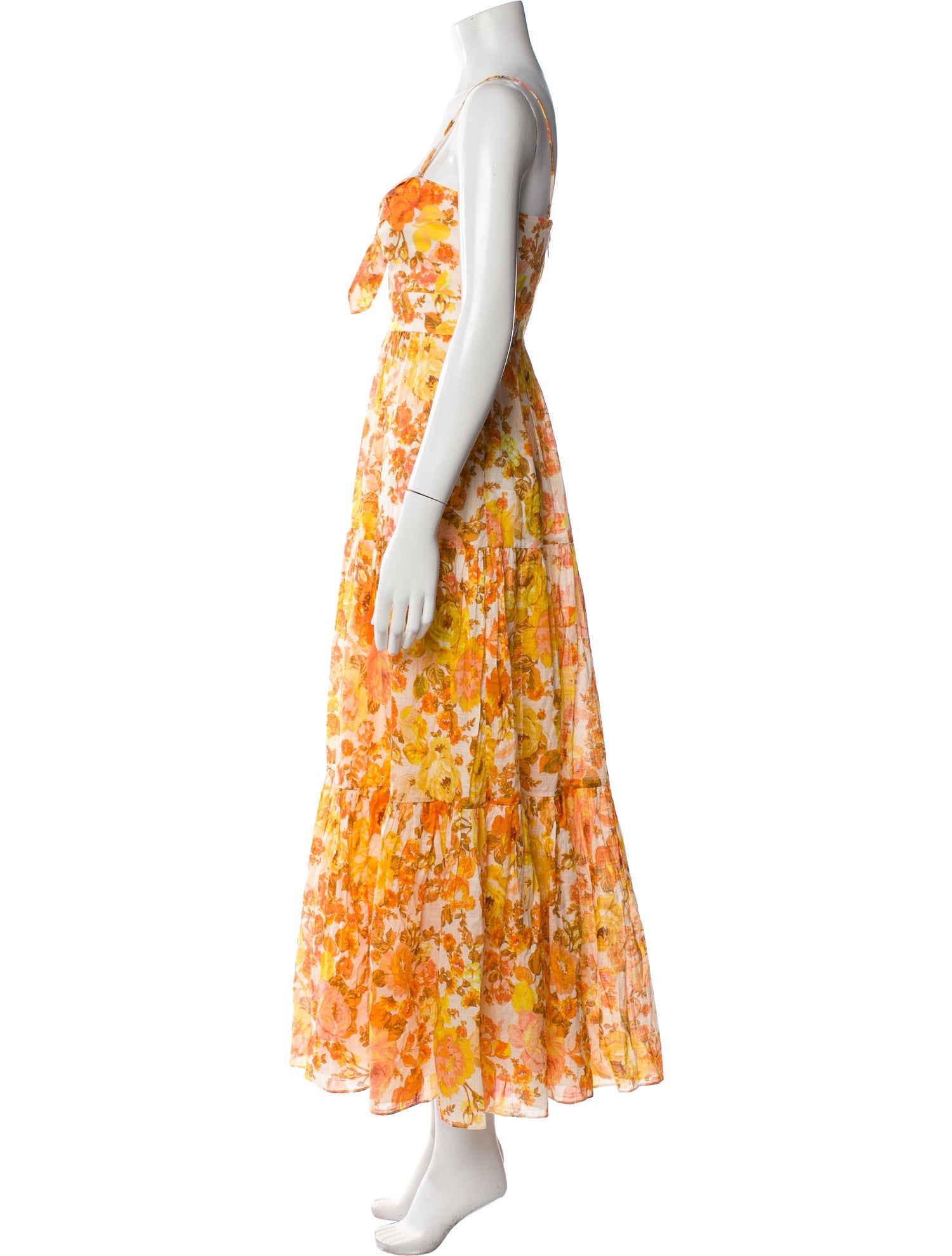 Zimmermann Floral Print Long Dress