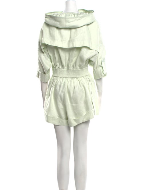 Zimmermann Linen Turtleneck Romper