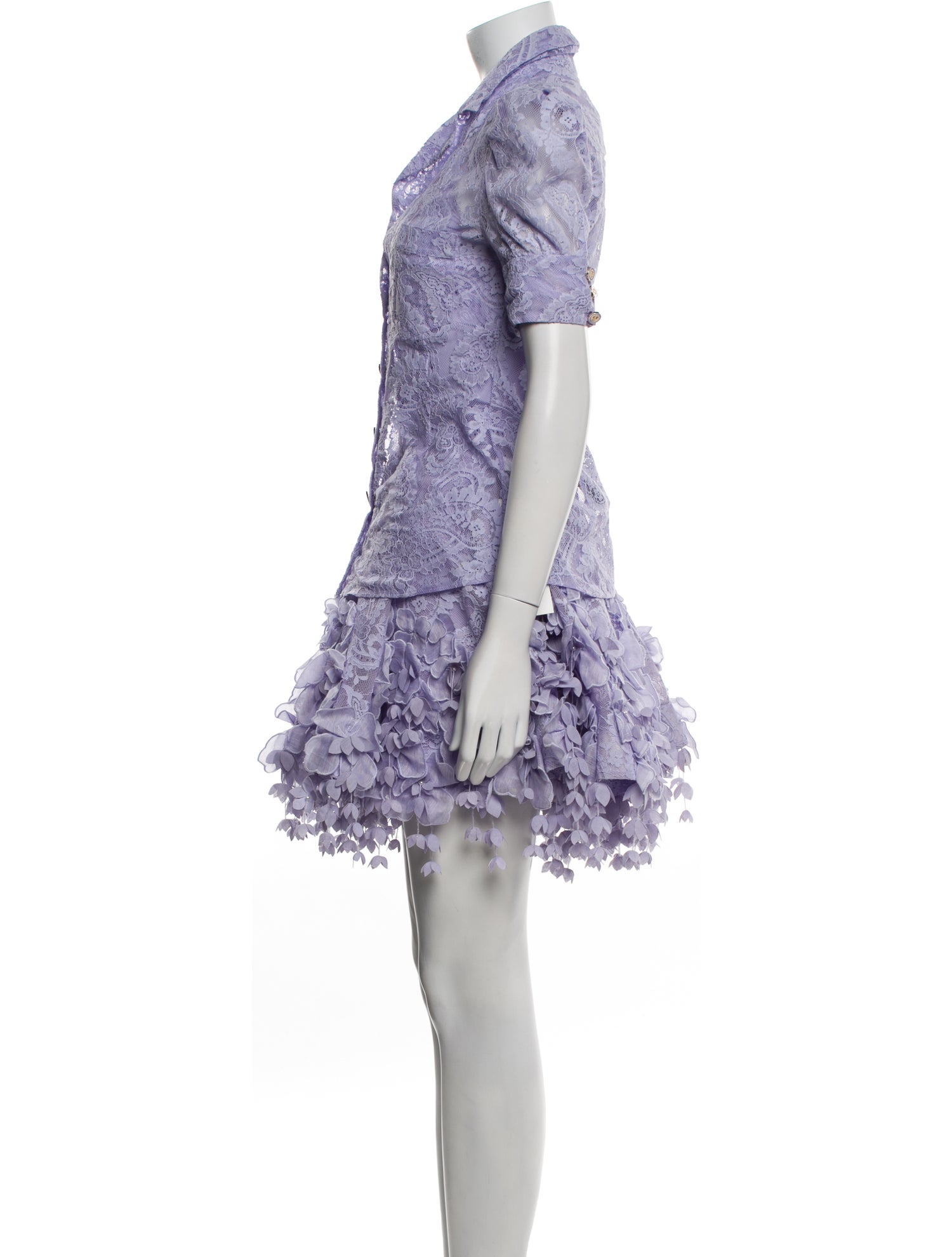 Zimmermann Lace Lace Pattern Skirt Set