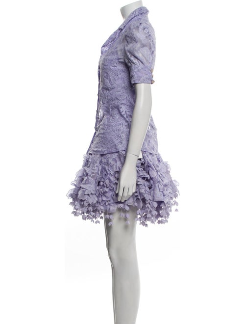 Zimmermann Lace Lace Pattern Skirt Set