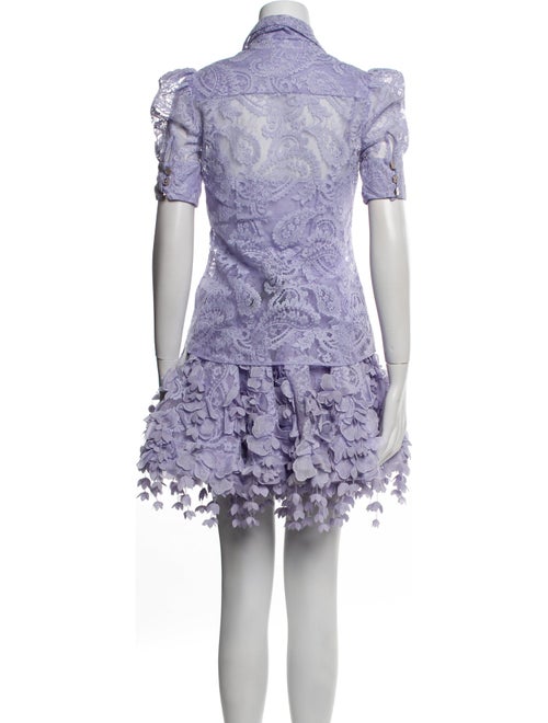 Zimmermann Lace Lace Pattern Skirt Set