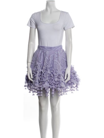 Zimmermann Lace Lace Pattern Skirt Set