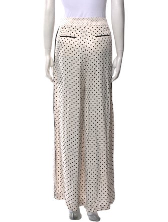 Zimmermann Polka Dot Print Wide Leg Pants
