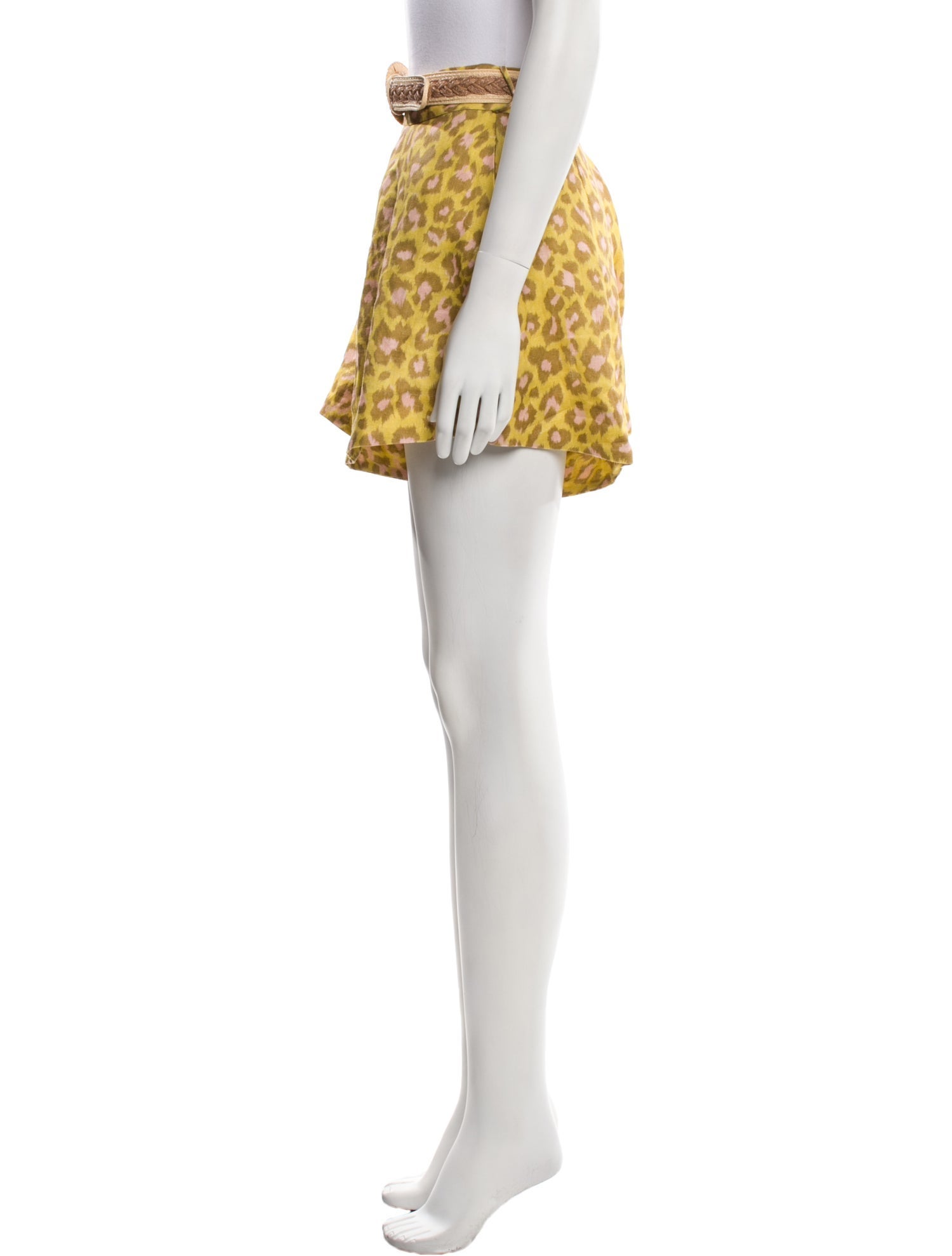 Zimmermann Linen Mini Shorts