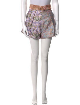 Zimmermann Silk Mini Shorts
