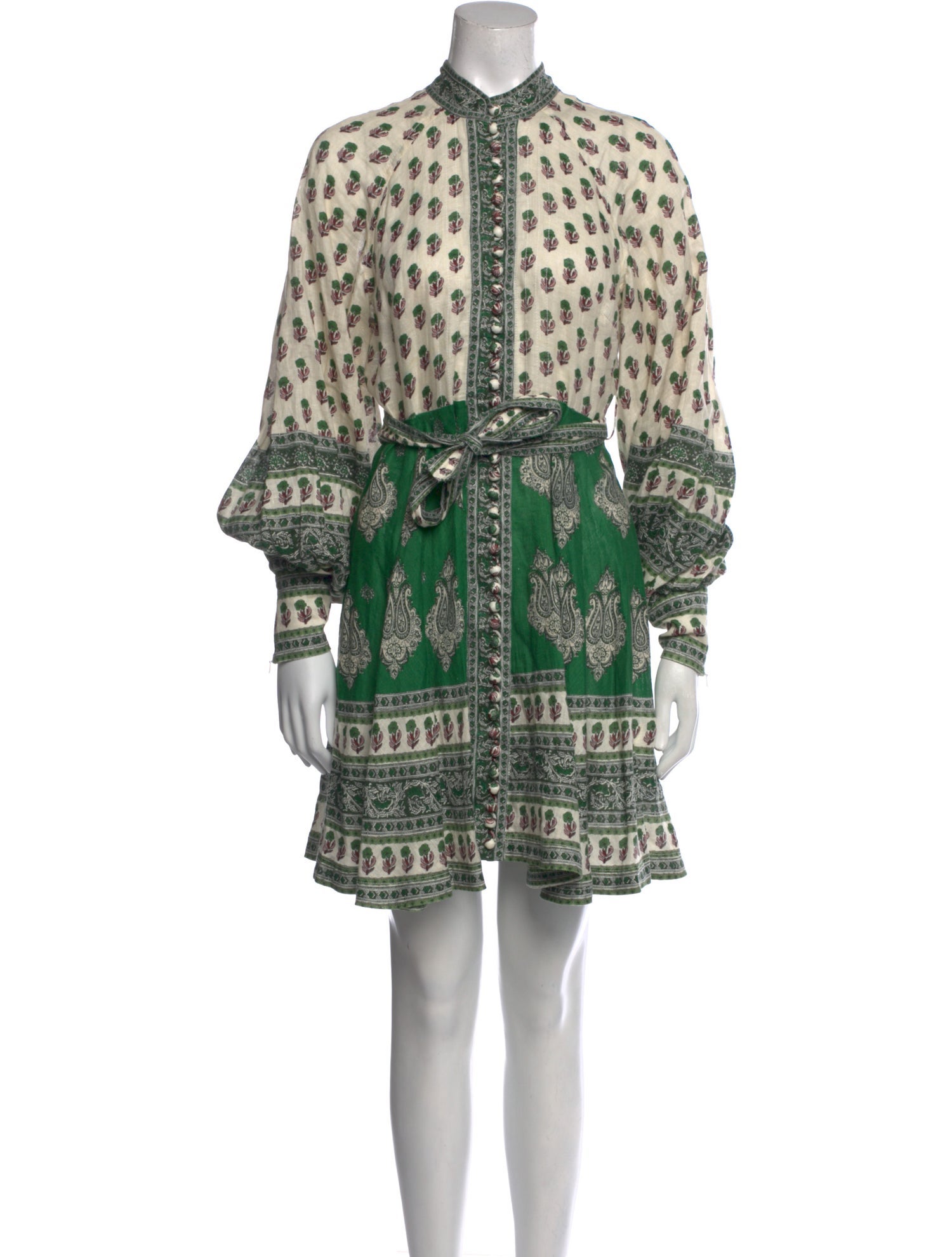 Zimmermann Linen Knee-Length Dress - Green Dresses, Clothing - WZI190029 | The RealReal Zimmermann Linen Knee-Length Dress - Green Dresses, Clothing - WZI190029 | The RealReal