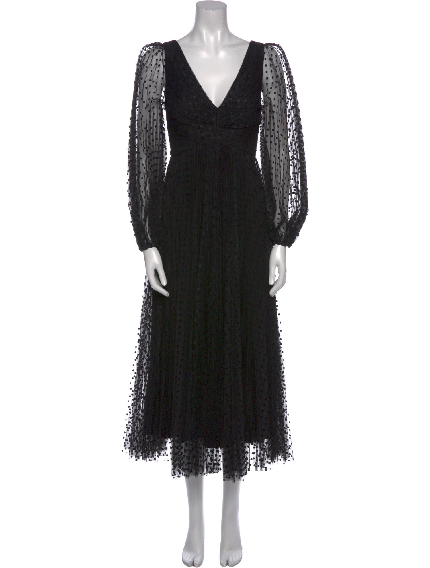 Zimmermann V-Neck Midi Length Dress