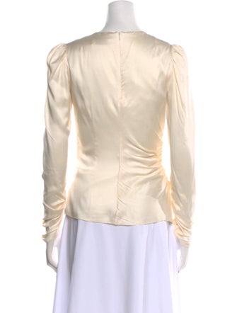 Zimmermann Silk Crew Neck Blouse