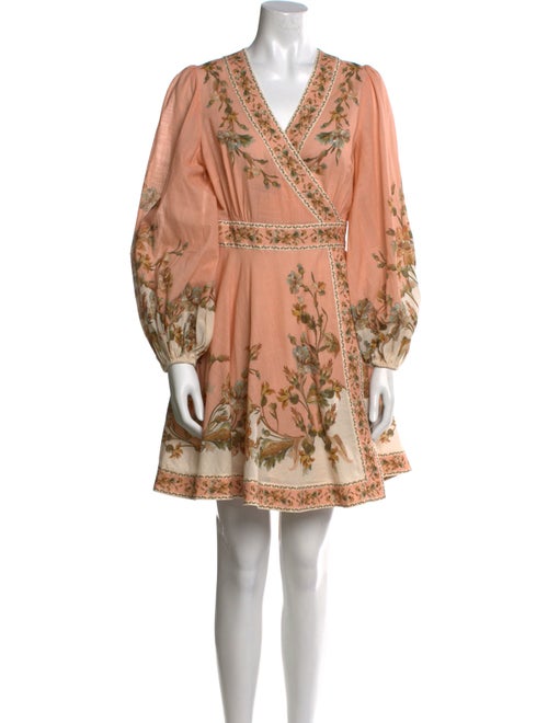 Zimmermann Floral Print Knee-Length Dress