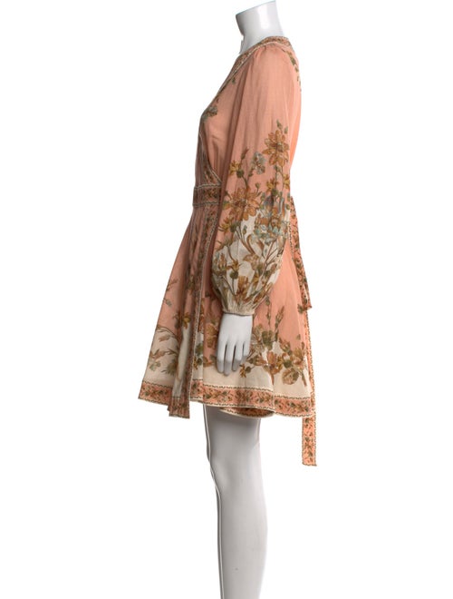 Zimmermann Floral Print Knee-Length Dress