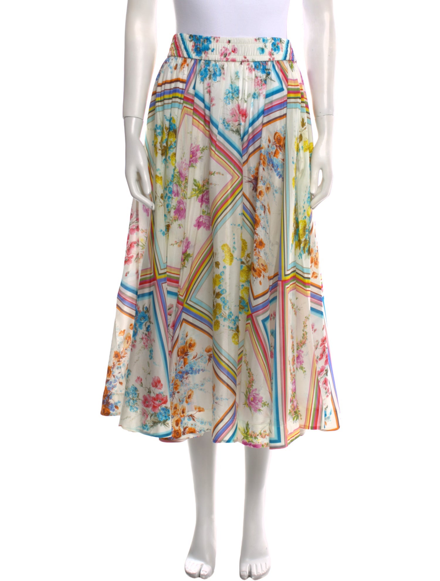 Zimmermann Silk Midi Length Skirt