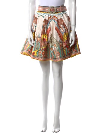 Zimmermann Linen Knee-Length Skirt