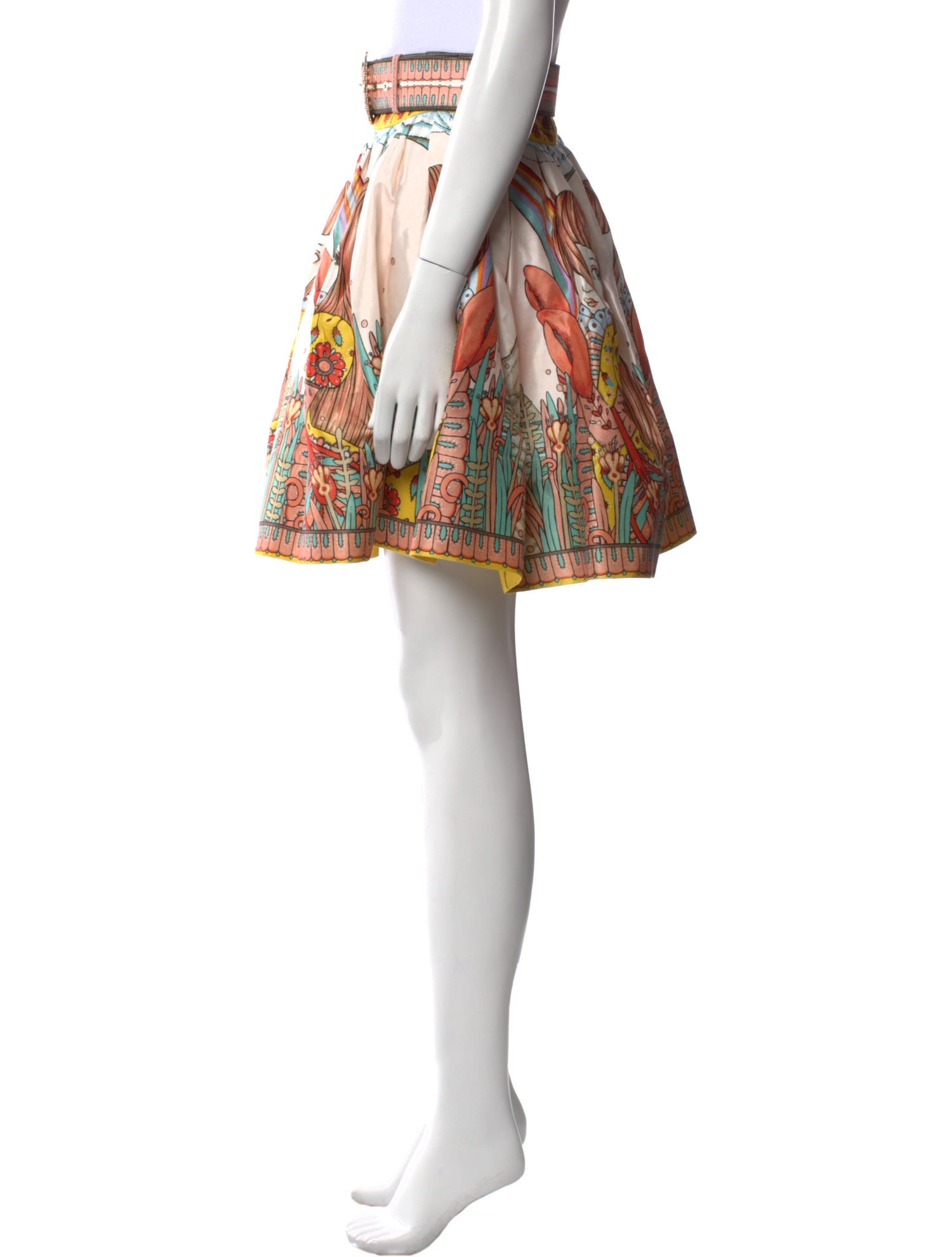 Zimmermann Linen Knee-Length Skirt