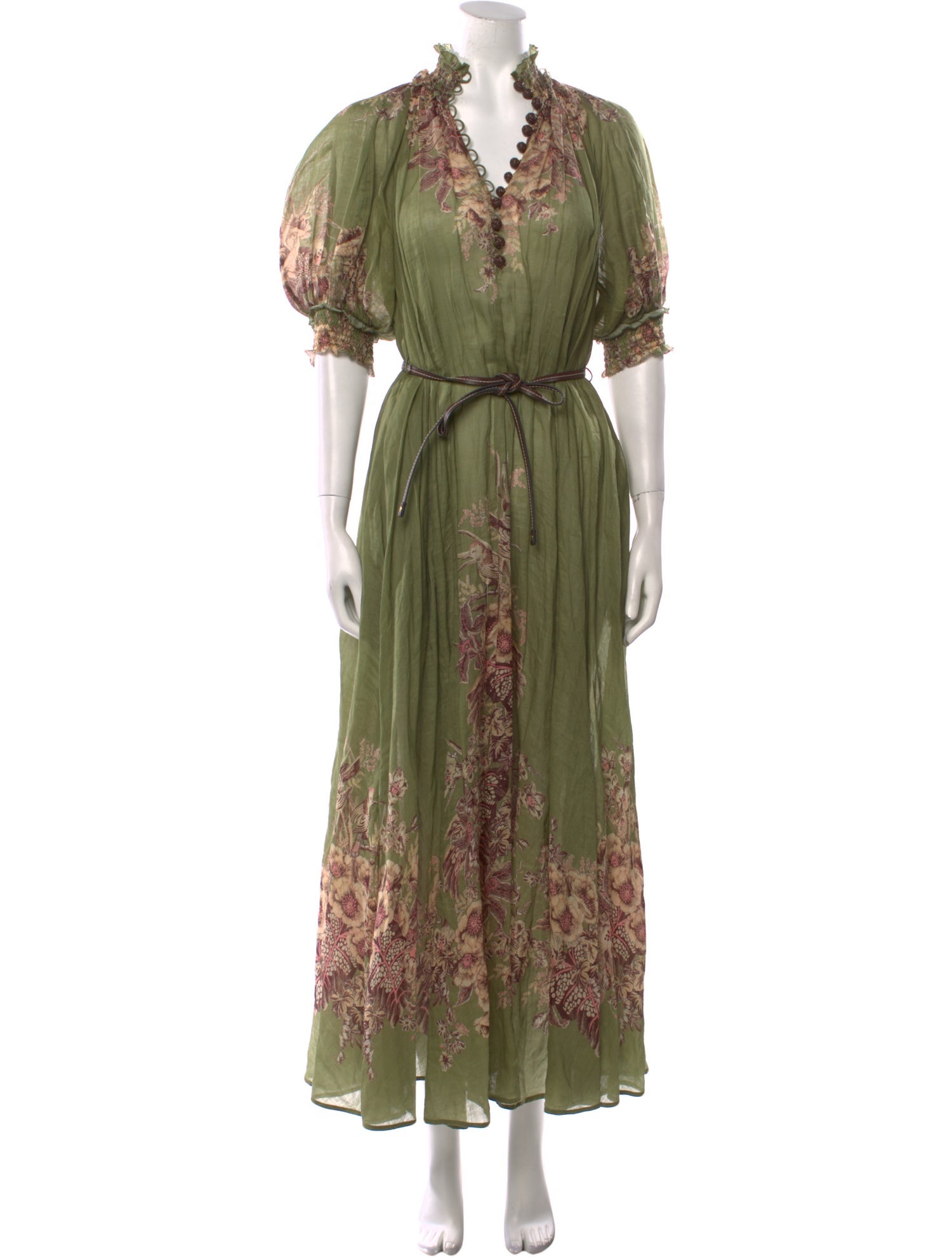 Zimmermann Floral Print Long Dress