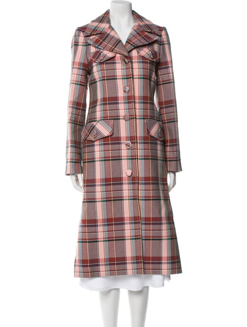 Zimmermann Plaid Print Peacoat