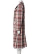 Zimmermann Plaid Print Peacoat