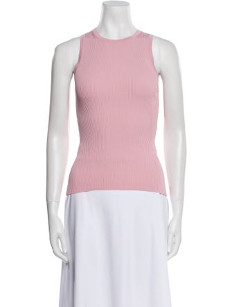 Zimmermann Crew Neck Sleeveless Top