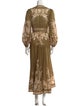 Zimmermann Floral Print Long Dress
