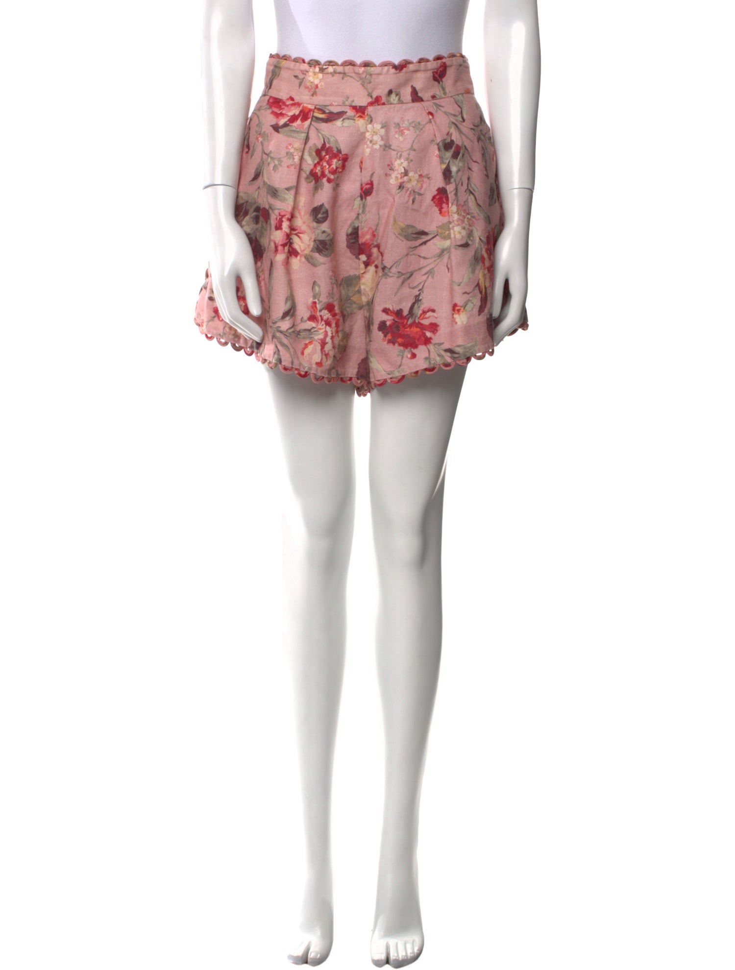 Zimmermann Linen Mini Shorts