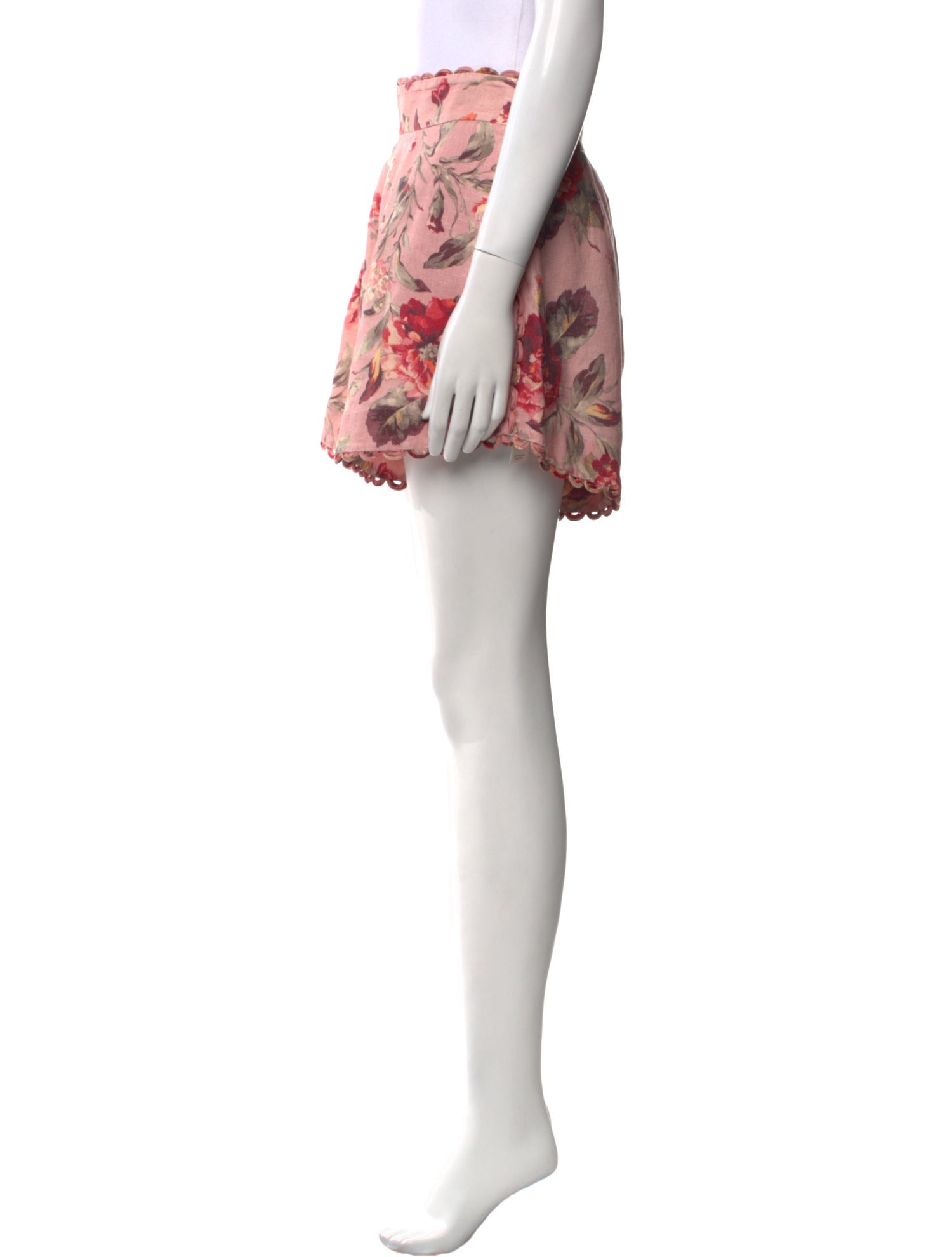 Zimmermann Linen Mini Shorts