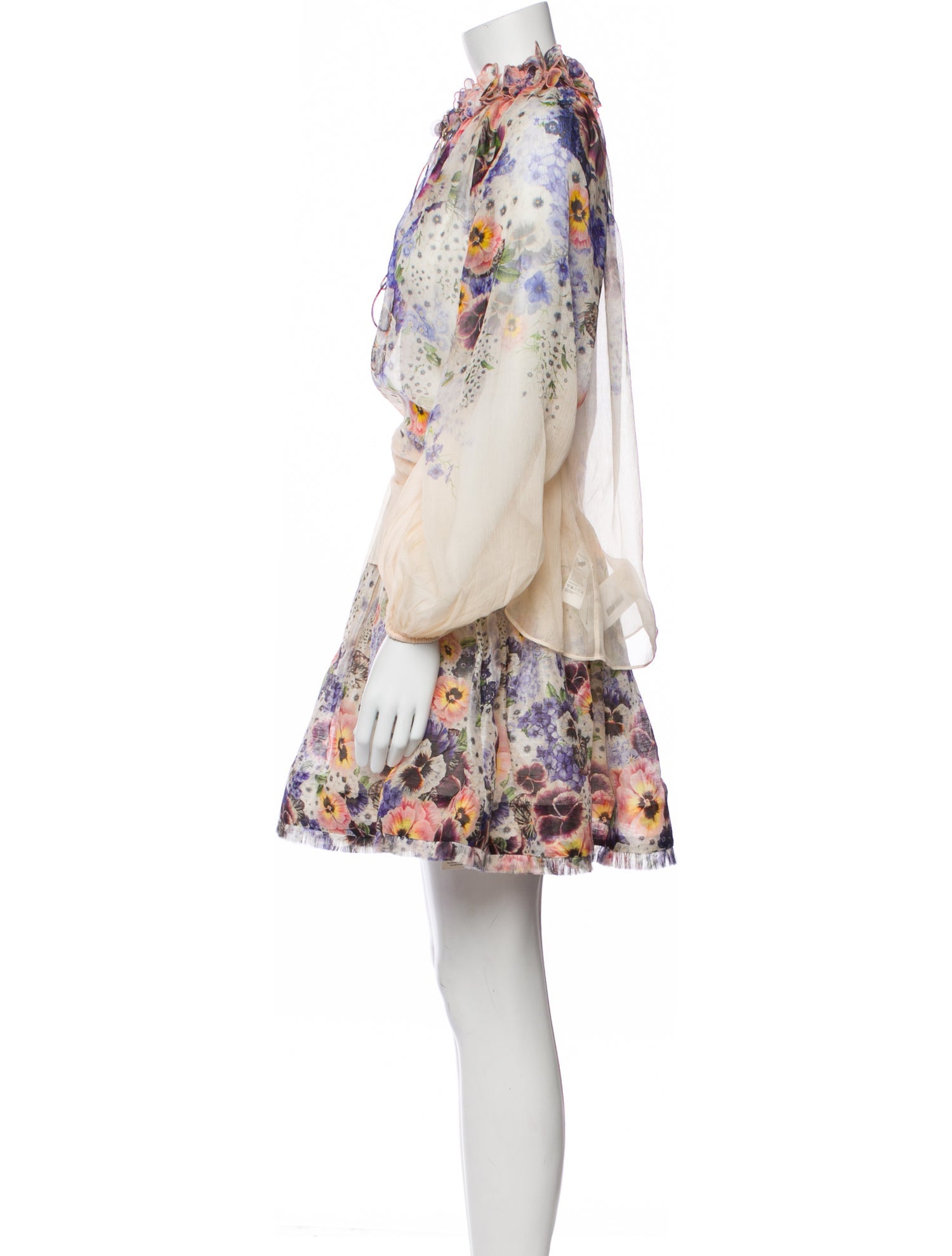 Zimmermann Linen Printed Skirt Suit