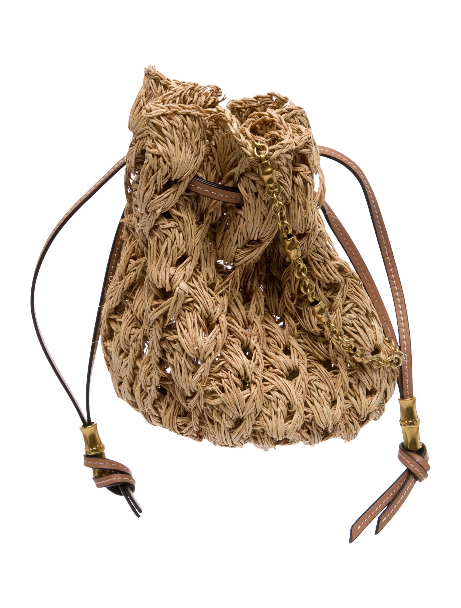 Zimmermann Raffia Bucket Bag