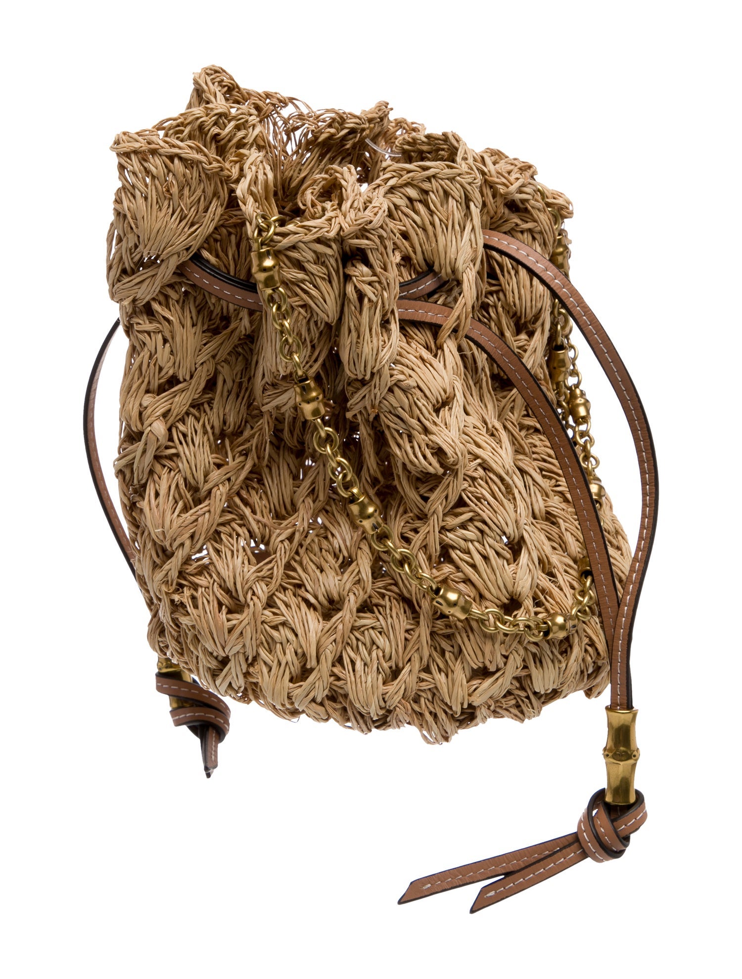 Zimmermann Raffia Bucket Bag