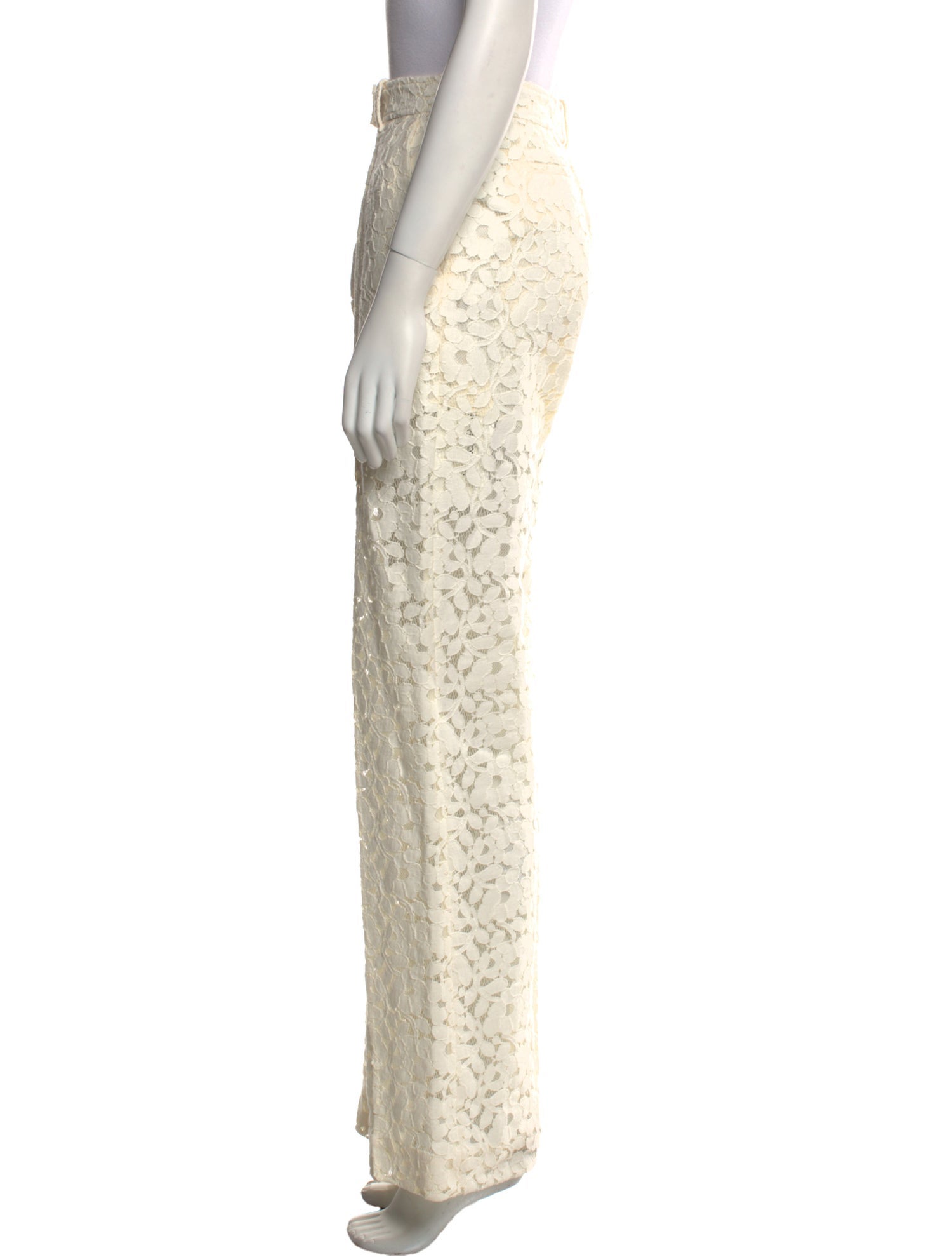 Zimmermann Lace Pattern Wide Leg Pants