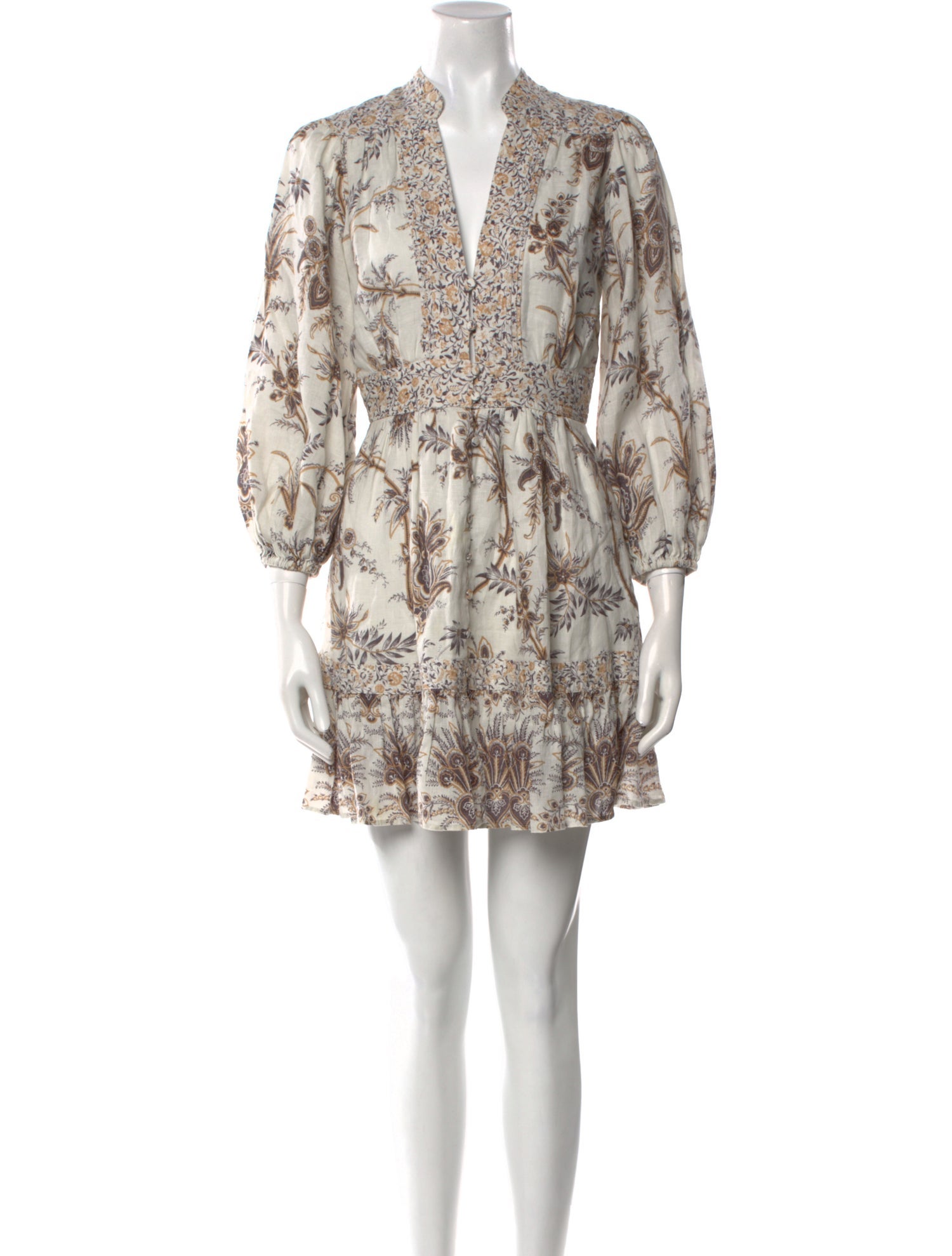 Zimmermann Linen Mini Dress