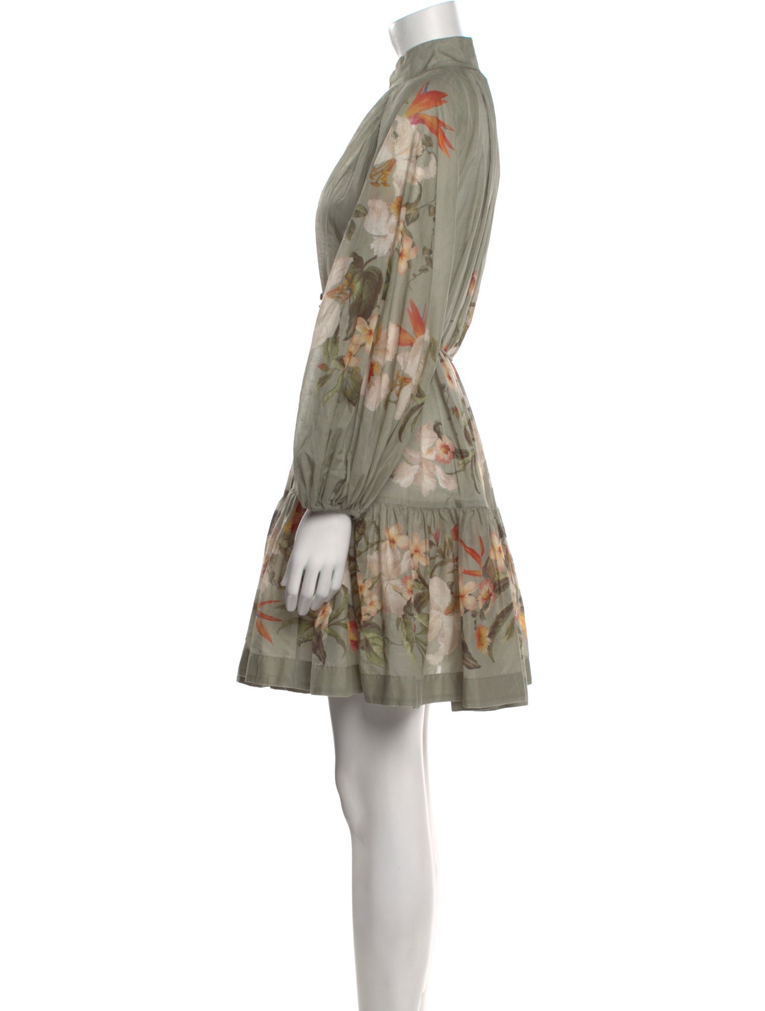 Zimmermann Floral Print Mini Dress w/ Tags