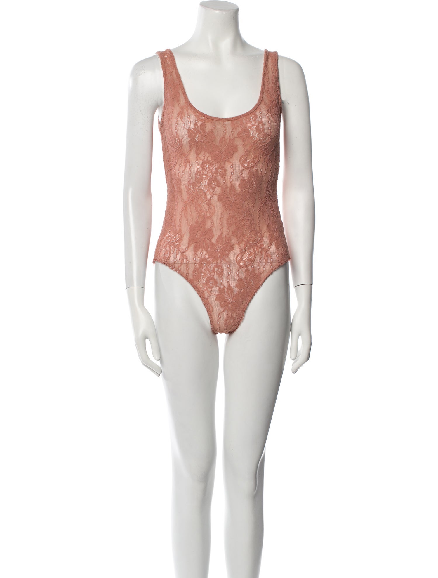 Zimmermann Nylon Scoop Neck Bodysuit