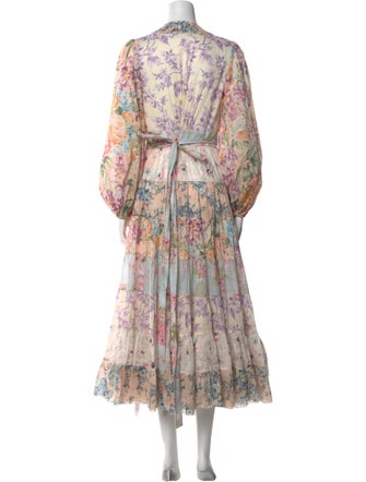 Zimmermann Floral Print Long Dress