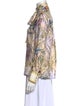 Zimmermann Silk Printed Button-Up Top