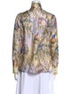 Zimmermann Silk Printed Button-Up Top