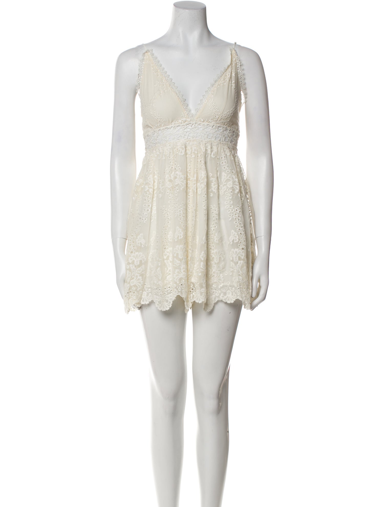 Zimmermann Silk V-Neck Romper