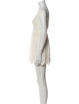 Zimmermann Silk V-Neck Romper